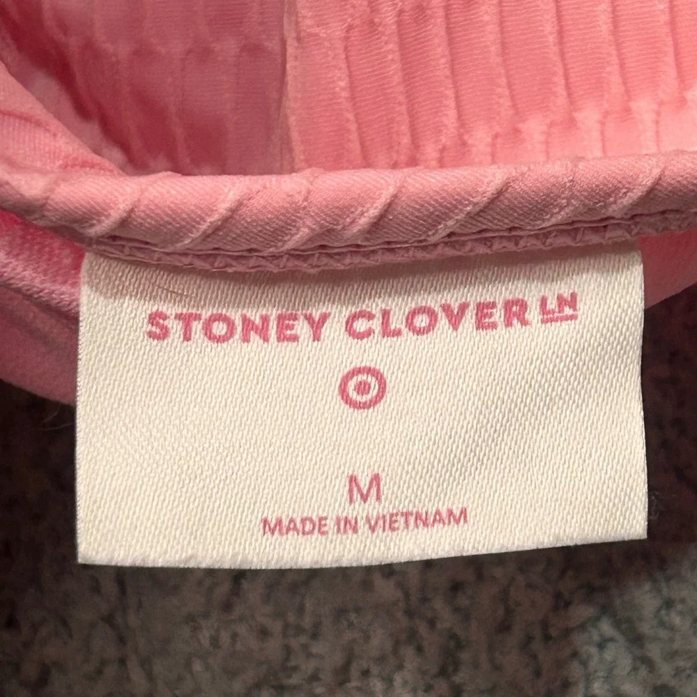 Stoney Clover Bikini Top‎ Triangle Medium Pink Barbiecore Preppy Coquette Beach